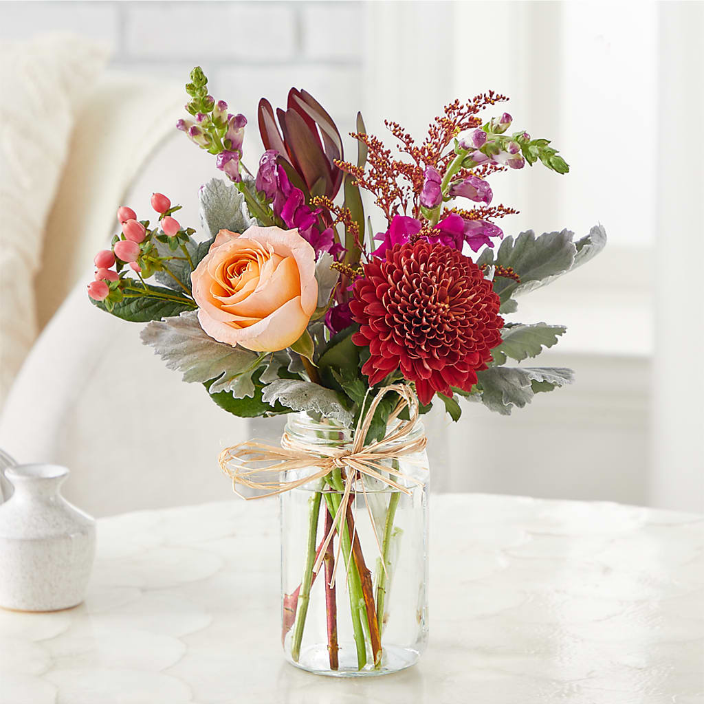Moody Hues Bouquet –  Lily And Rose, Nashville TN