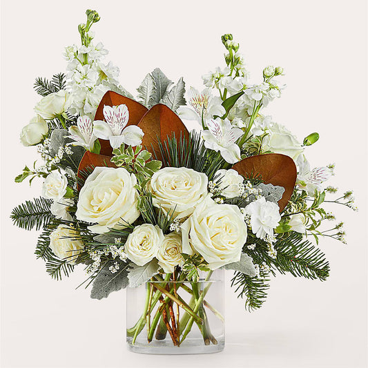 Fresh Snowfall Bouquet –  Lily And Rose, Nashville TN