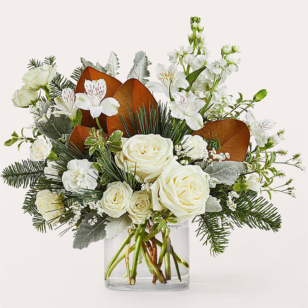 Fresh Snowfall Bouquet –  Lily And Rose, Nashville TN