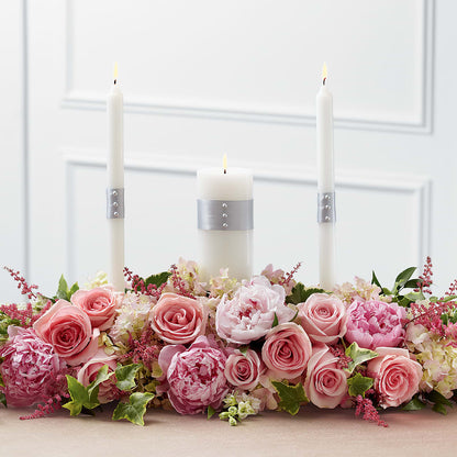 Worldwide Romance Unity Candle Arrangement –  Lily And Rose, Nashville TN