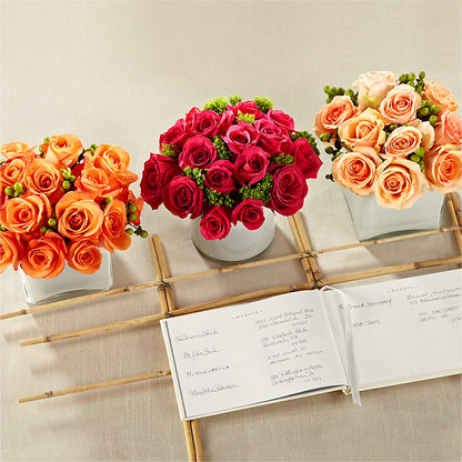 Dawn Rose Centerpiece –  Lily And Rose, Nashville TN