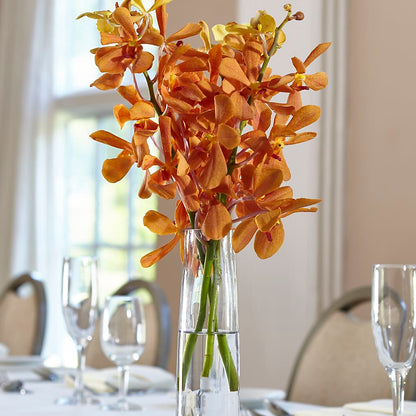 Orange Mokara Bud Vase –  Lily And Rose, Nashville TN