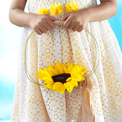 Sweet Sunshine Flower Girl Bouquet –  Lily And Rose, Nashville TN