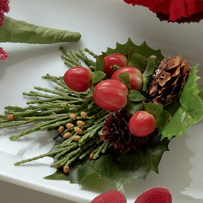 Red Berry Boutonniere –  Lily And Rose, Nashville TN